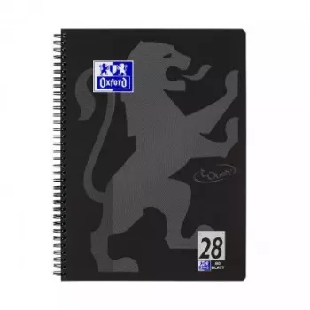 Schrijfblok Oxford 400121610 A4+ 160 vel zwart grijs