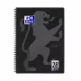 Schrijfblok Oxford 400121610 A4+ 160 vel zwart grijs
