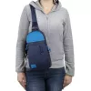 Schoudertas Rivacase Dijon 25,6 cm (10,1 inch) blauw draagbeugel schouderband