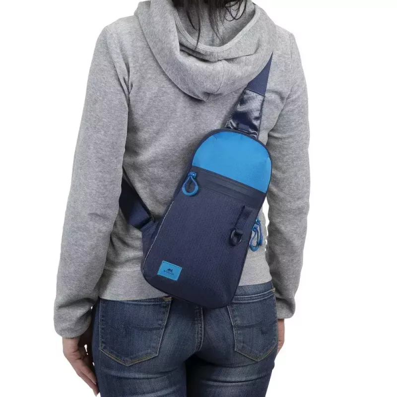 Schoudertas Rivacase Dijon 25,6 cm (10,1 inch) blauw draagbeugel schouderband