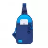 Schoudertas Rivacase Dijon 25,6 cm (10,1 inch) blauw draagbeugel schouderband