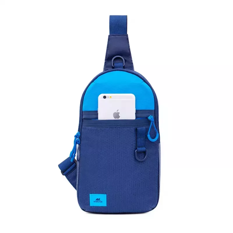 Schoudertas Rivacase Dijon 25,6 cm (10,1 inch) blauw draagbeugel schouderband