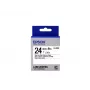 Epson labelcartridge Standard LK-6WBN zwart/wit 24mm (9m)