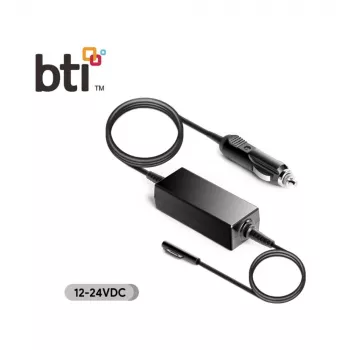 Auto-oplader Origin BTI 100W voor Microsoft Surface Laptop, Surface Book, Surface Pro en Surface Pro X, zwart