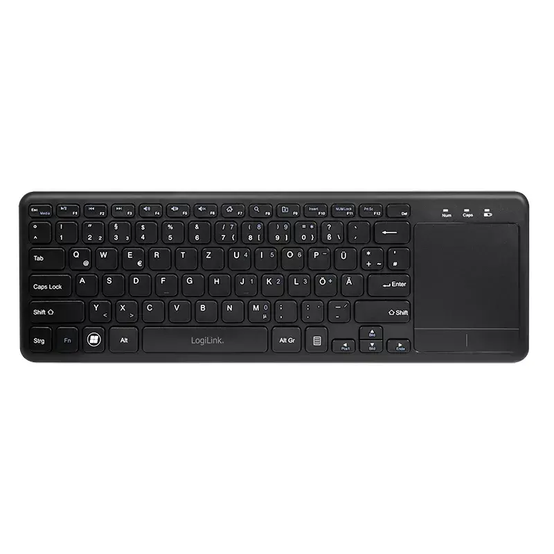 Toetsenbord LogiLink ID0188 home RF draadloos QWERTZ zwart