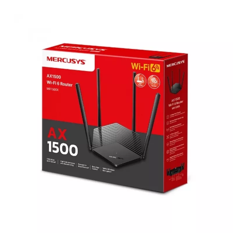TP-Link MR1500X WLAN-router Gigabit Ethernet dualband (2,4 GHz / 5 GHz) zwart