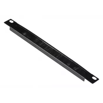 Kabelmanagementpaneel EQUIP EZMB-10-B, metaal, zwart, 1HE accessoire
