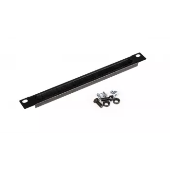 Kabelmanagementpaneel EQUIP EZMB-10-B, metaal, zwart, 1HE accessoire