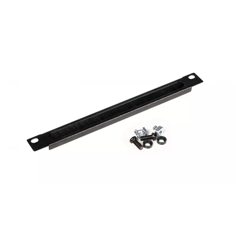 Kabelmanagementpaneel EQUIP EZMB-10-B, metaal, zwart, 1HE accessoire