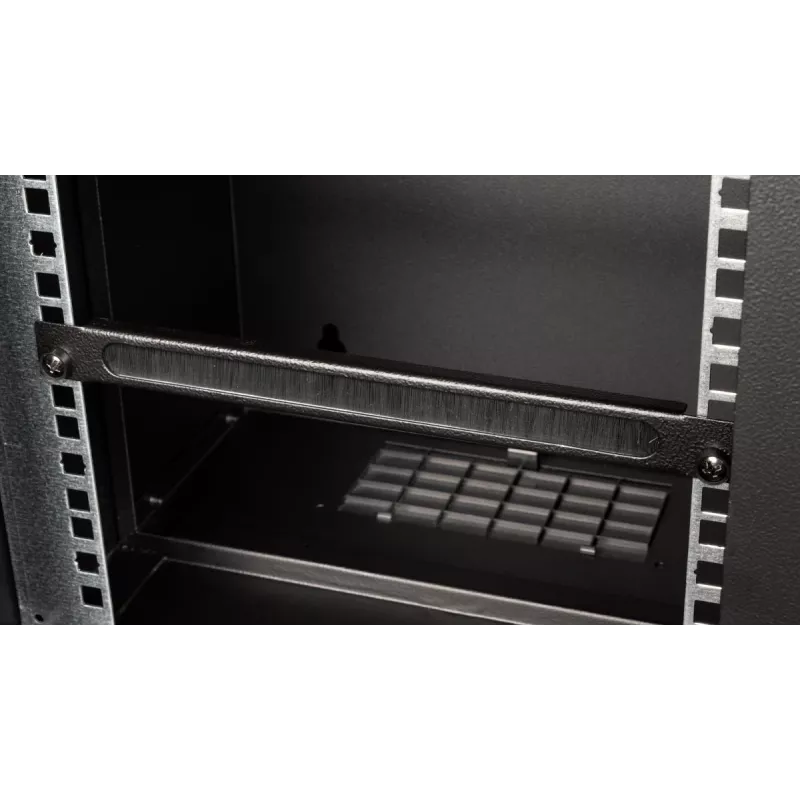 Kabelmanagementpaneel EQUIP EZMB-10-B, metaal, zwart, 1HE accessoire