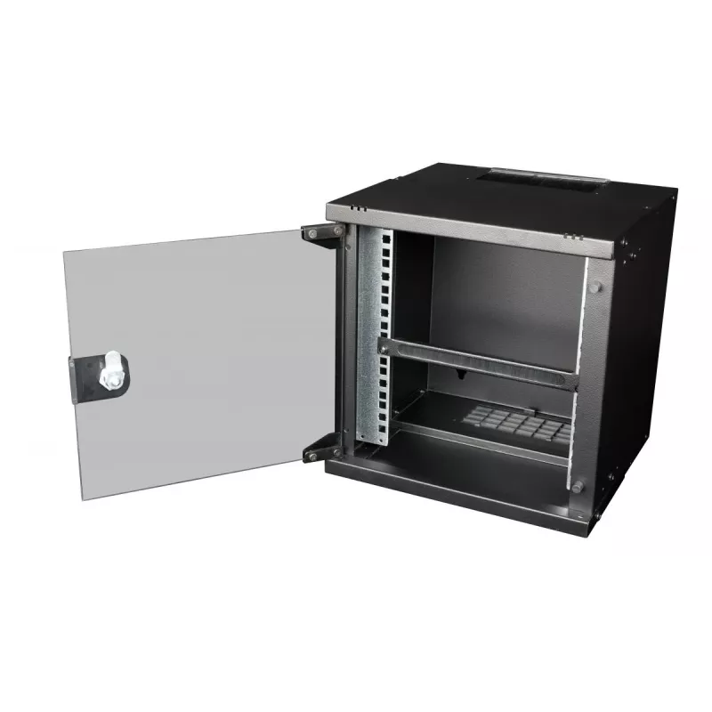 Kabelmanagementpaneel EQUIP EZMB-10-B, metaal, zwart, 1HE accessoire