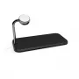 Draadloze oplader ZENS Dual+Watch aluminium zwart