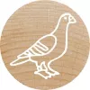 Colop Stempel Colop 165224 Rond Rubber Hout 3 cm