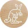 Colop Stempel Colop 165224 Rond Rubber Hout 3 cm