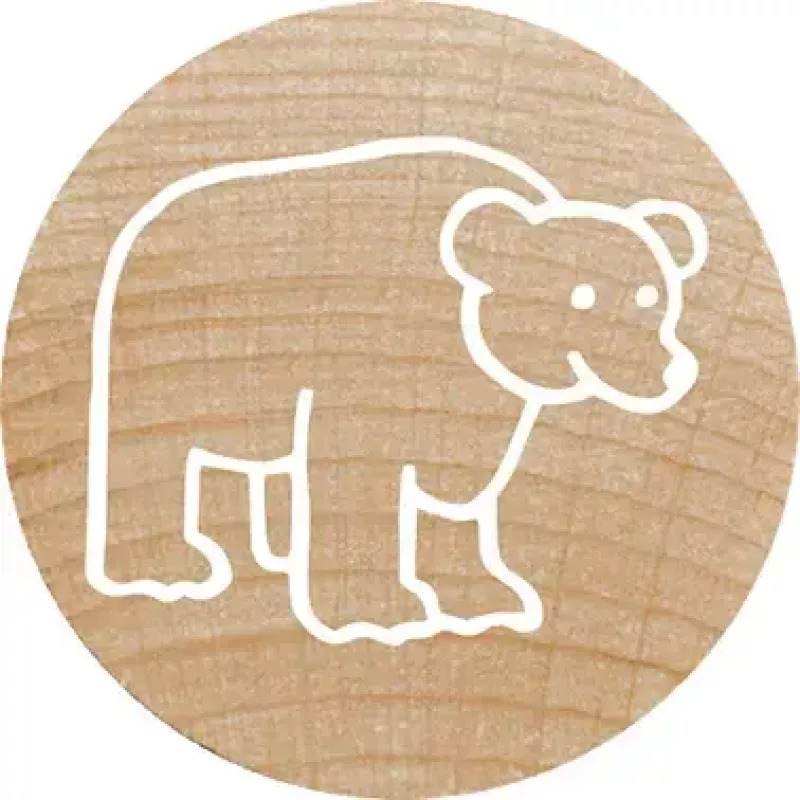 Colop Stempel Colop 165224 Rond Rubber Hout 3 cm