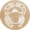 Colop Stempel Colop 165224 Rond Rubber Hout 3 cm