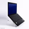 Neomounts NSNOTEBOOK300 laptopstandaard, 10–22 inch (25,4–55,9 cm), acryl, kantelbaar 20–40°, 4 hoogtestanden, max. 15 kg, transparant