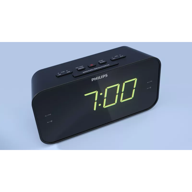 Philips TAR3306/12 wekker digitale wekker zwart