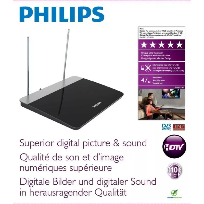 Philips digitale tv-antenne SDV6227/12