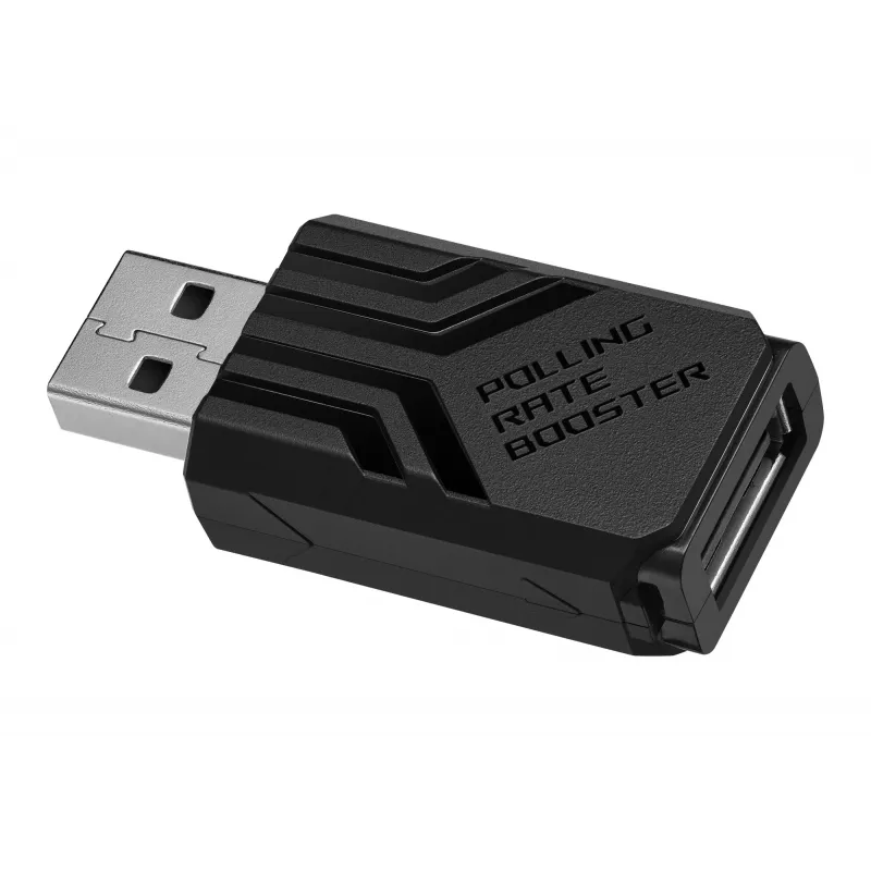 ASUS ROG AC09 90MP03T0-BRUA00 Polling Rate Booster voor muis en toetsenbord, tot 8000 Hz, zwart
