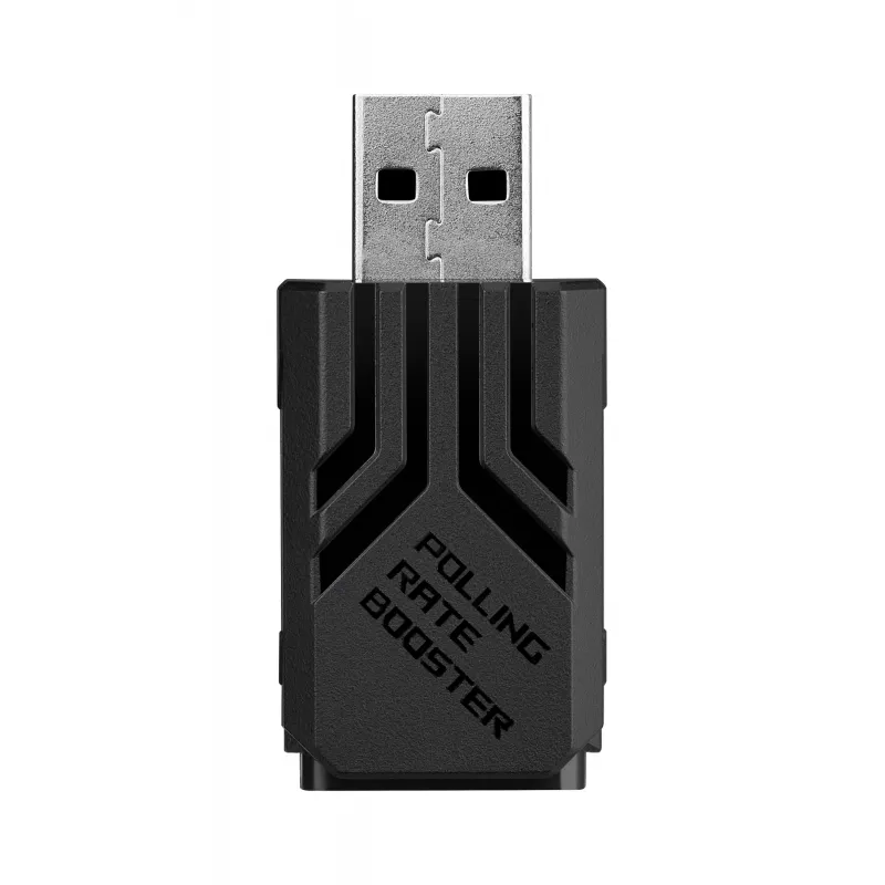 ASUS ROG AC09 90MP03T0-BRUA00 Polling Rate Booster voor muis en toetsenbord, tot 8000 Hz, zwart