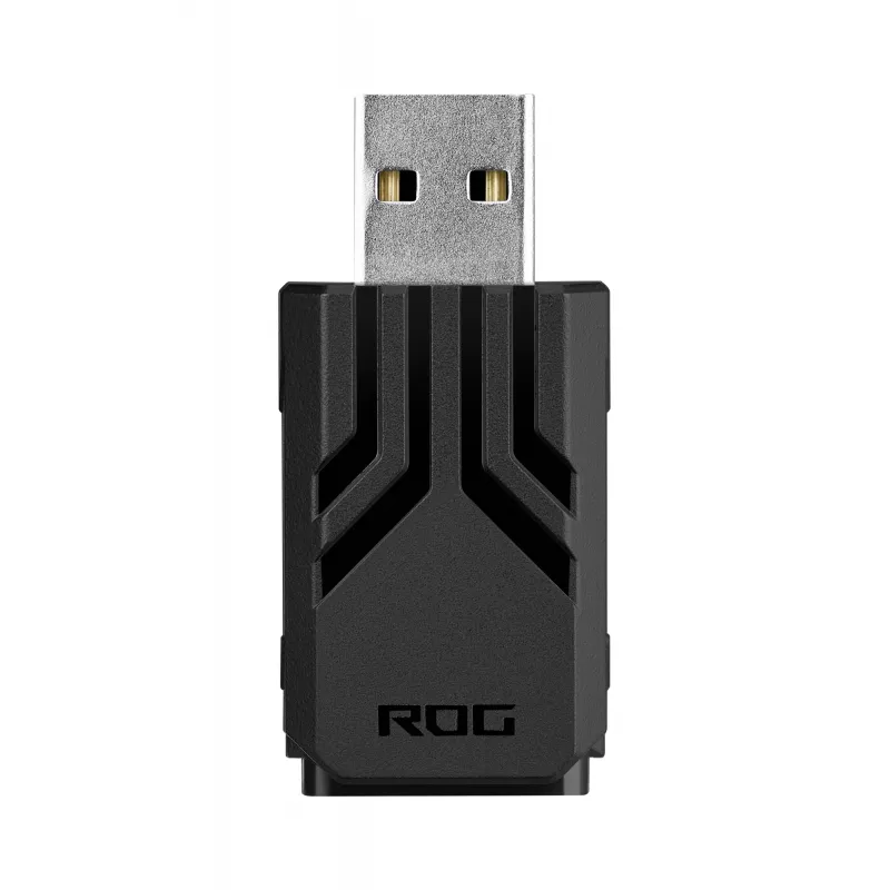 ASUS ROG AC09 90MP03T0-BRUA00 Polling Rate Booster voor muis en toetsenbord, tot 8000 Hz, zwart