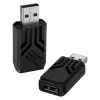 ASUS ROG AC09 90MP03T0-BRUA00 Polling Rate Booster voor muis en toetsenbord, tot 8000 Hz, zwart