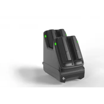 Acculader voor handheld-mobiele computer Zebra SAC-MC2X-4SCHG-01, compatibel met MC2200/MC2700, zwart
