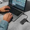 LogiLink USB 3.2 Gen1 4-poorts hub zwart 5000 Mbit/s ABS