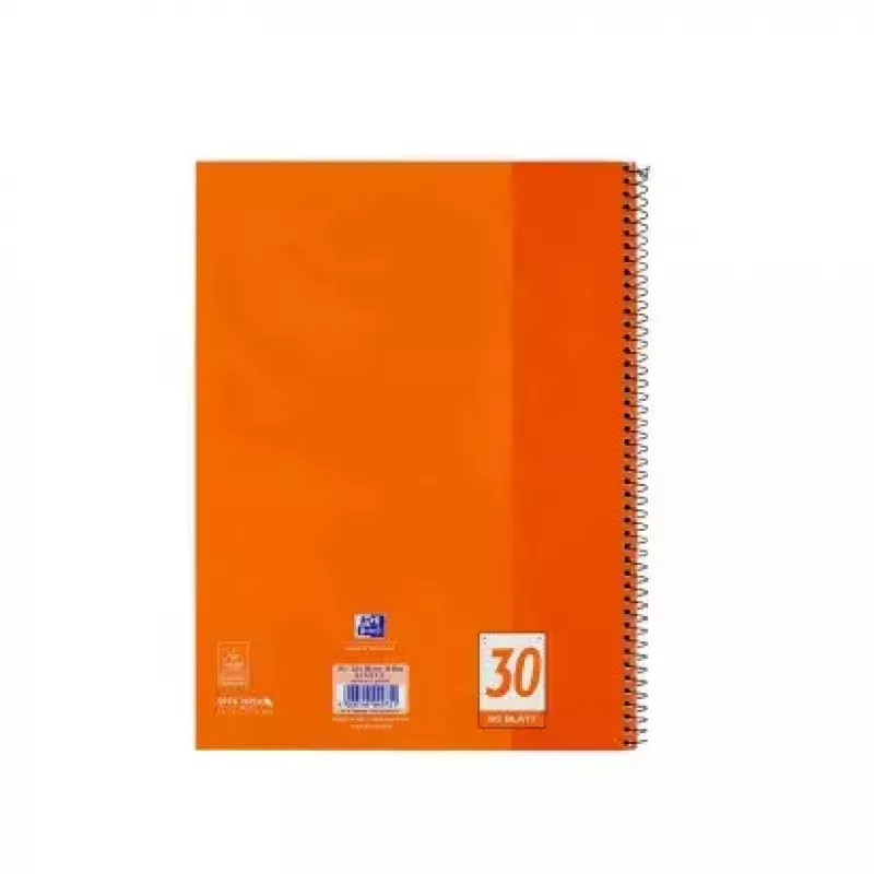 Schrijfnotitieboek Oxford 100050359 A4 80 vel oranje