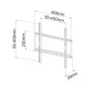Techly ICA-PLB-162MW tv-muurbeugel 139,7 cm (55 inch) wit