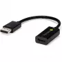 Techly IADAP-DP-HDMIF8K actieve DisplayPort 1.4 (M) naar HDMI (F) adapter, 8K, zwart