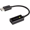 Techly IADAP-DP-HDMIF8K actieve DisplayPort 1.4 (M) naar HDMI (F) adapter, 8K, zwart