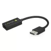 Techly IADAP-DP-HDMIF8K actieve DisplayPort 1.4 (M) naar HDMI (F) adapter, 8K, zwart