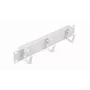 Equip EZMR-10-G 10-inch 1U kabelgeleidingspaneel met ringen, lichtgrijs