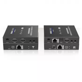 Techly IDATA-EXT-676 AV-zender & -ontvanger zwart