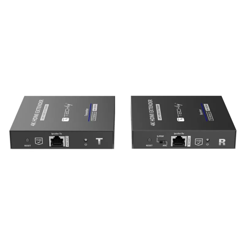 Techly IDATA-EXT-676 AV-zender & -ontvanger zwart