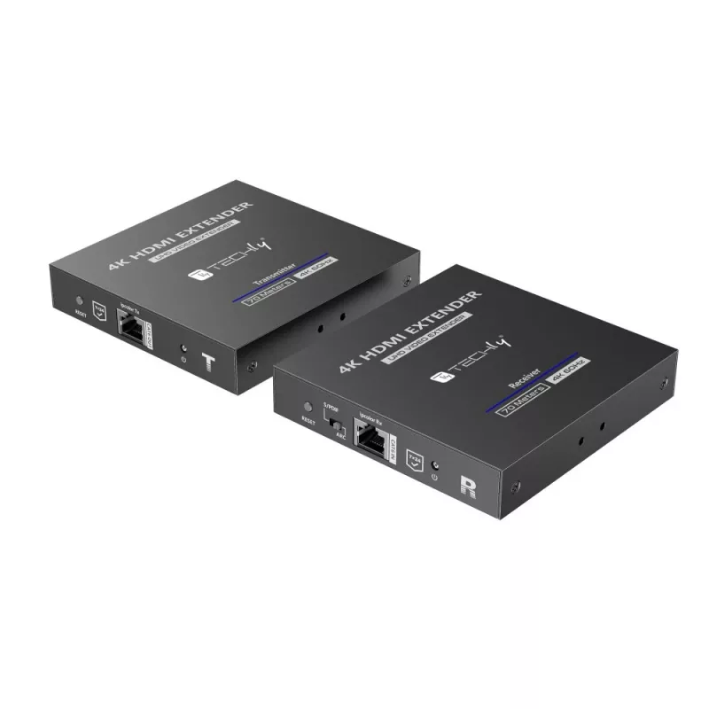 Techly IDATA-EXT-676 AV-zender & -ontvanger zwart