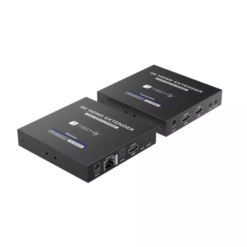 Techly IDATA-EXT-676 AV-zender & -ontvanger zwart