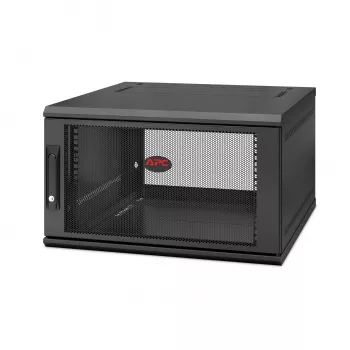 APC NetShelter WX AR106SH6, 6U, 19-inch patchkast, wandmontage, voorgemonteerd, 600 mm diep