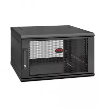APC NetShelter WX AR106SH6, 6U, 19-inch patchkast, wandmontage, voorgemonteerd, 600 mm diep