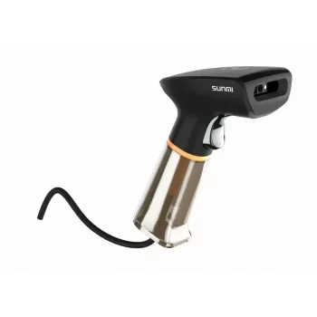 Handheld-barcodescanner SUNMI U2 2D USB zwart — retail-imager, bekabelde USB-verbinding
