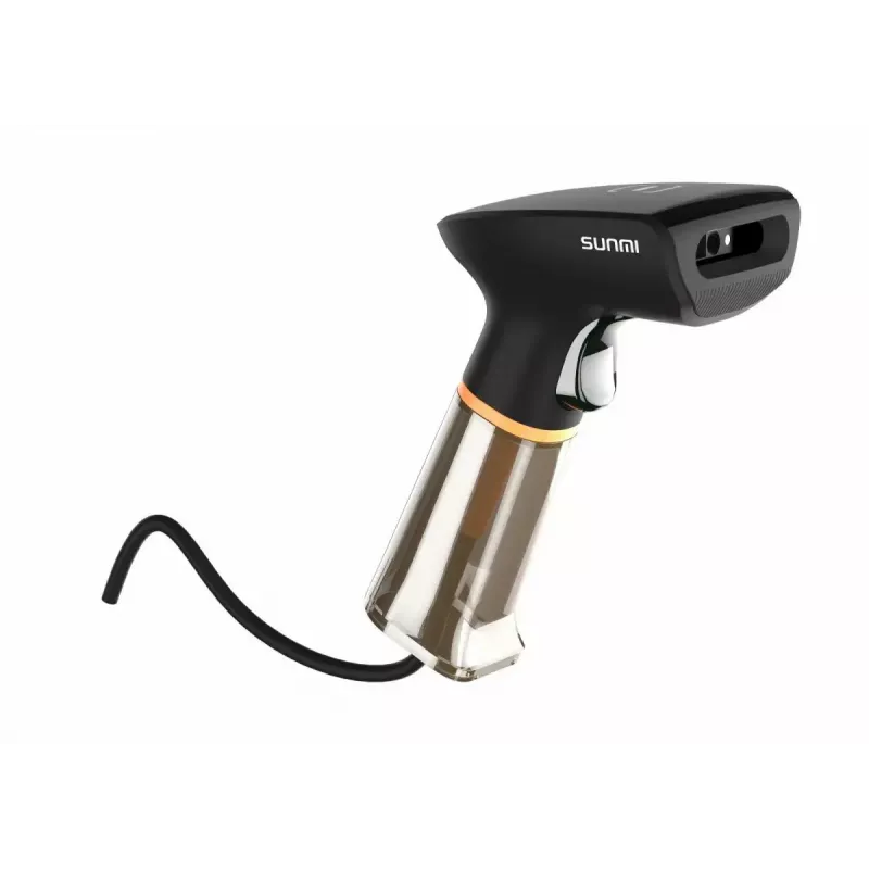 Handheld-barcodescanner SUNMI U2 2D USB zwart — retail-imager, bekabelde USB-verbinding