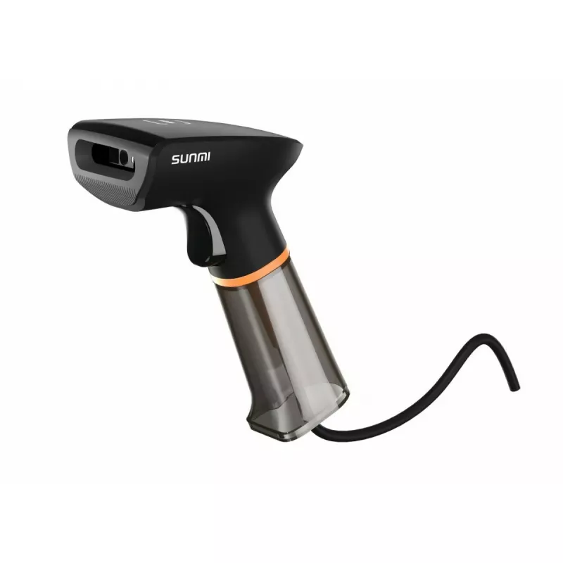 Handheld-barcodescanner SUNMI U2 2D USB zwart — retail-imager, bekabelde USB-verbinding
