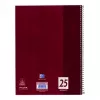 Schrift Oxford 100050355 A4 80 blad bordeaux