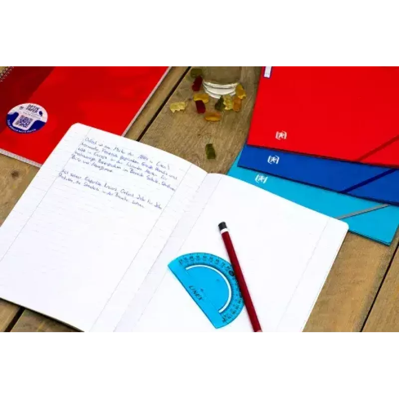 Schrift Oxford 100050355 A4 80 blad bordeaux