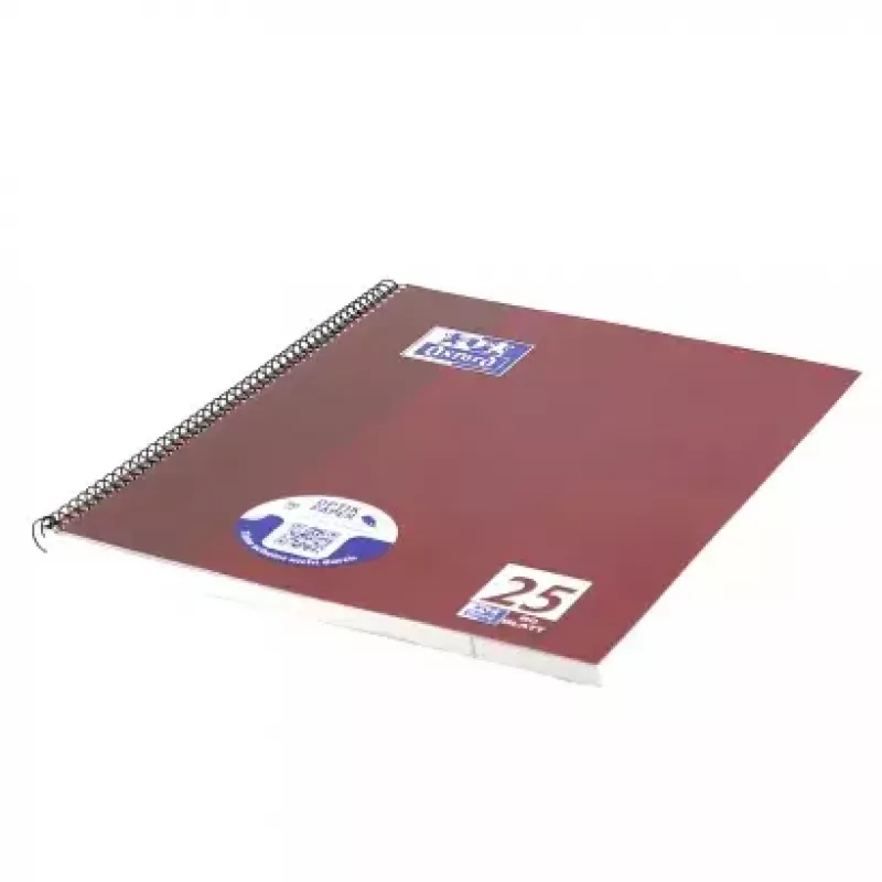 Schrift Oxford 100050355 A4 80 blad bordeaux
