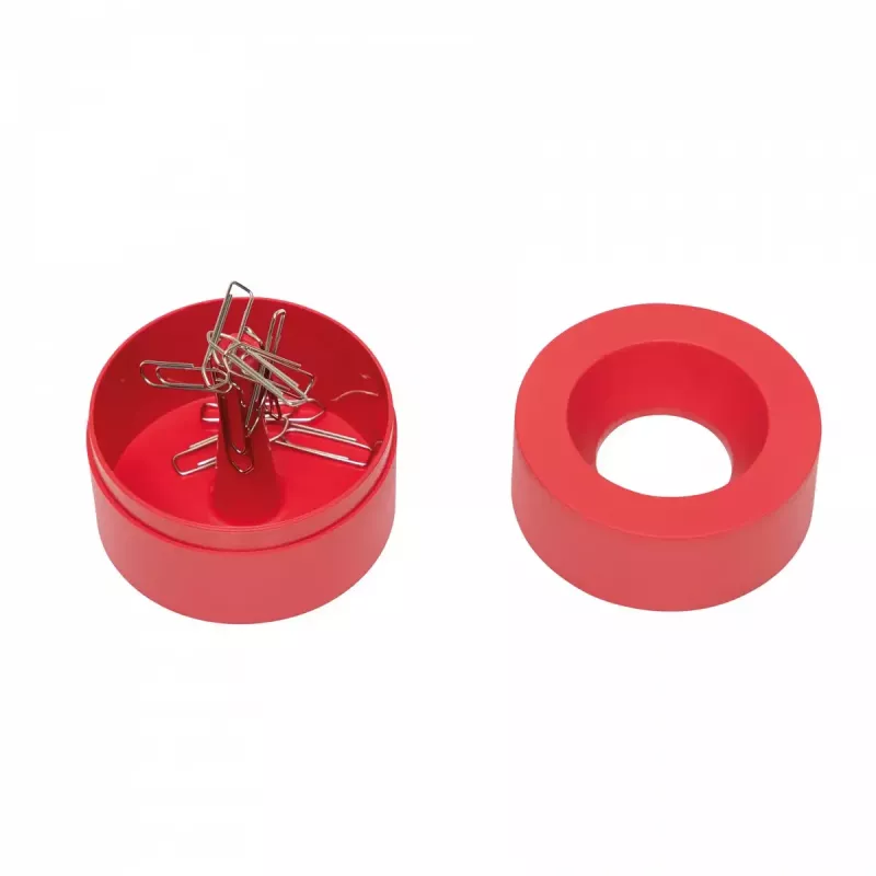 Paperclipsdispenser MAUL MAULpro rood kunststof