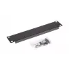 Equip EZBP-10-B 10" (25,4 cm) blindpaneel voor rack, 1U, zwart