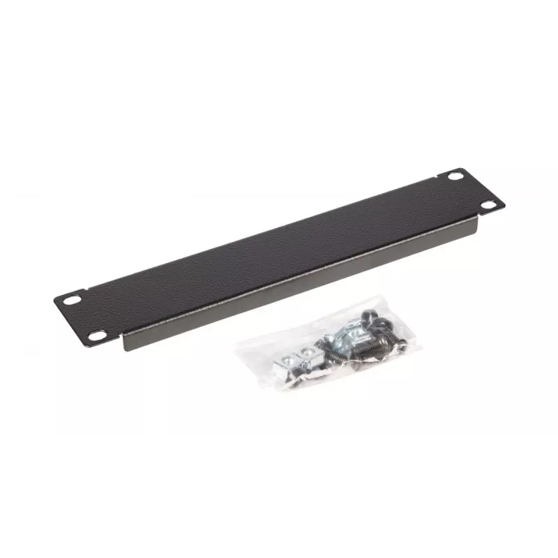 Equip EZBP-10-B 10" (25,4 cm) blindpaneel voor rack, 1U, zwart